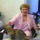 Rue McClanahan loves cats